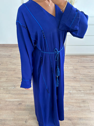 Abaya Maria [ bleu roi ]