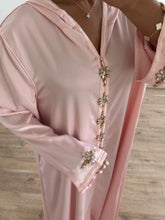 Charger l&#39;image dans la galerie, Abaya Mounia [ rose ]