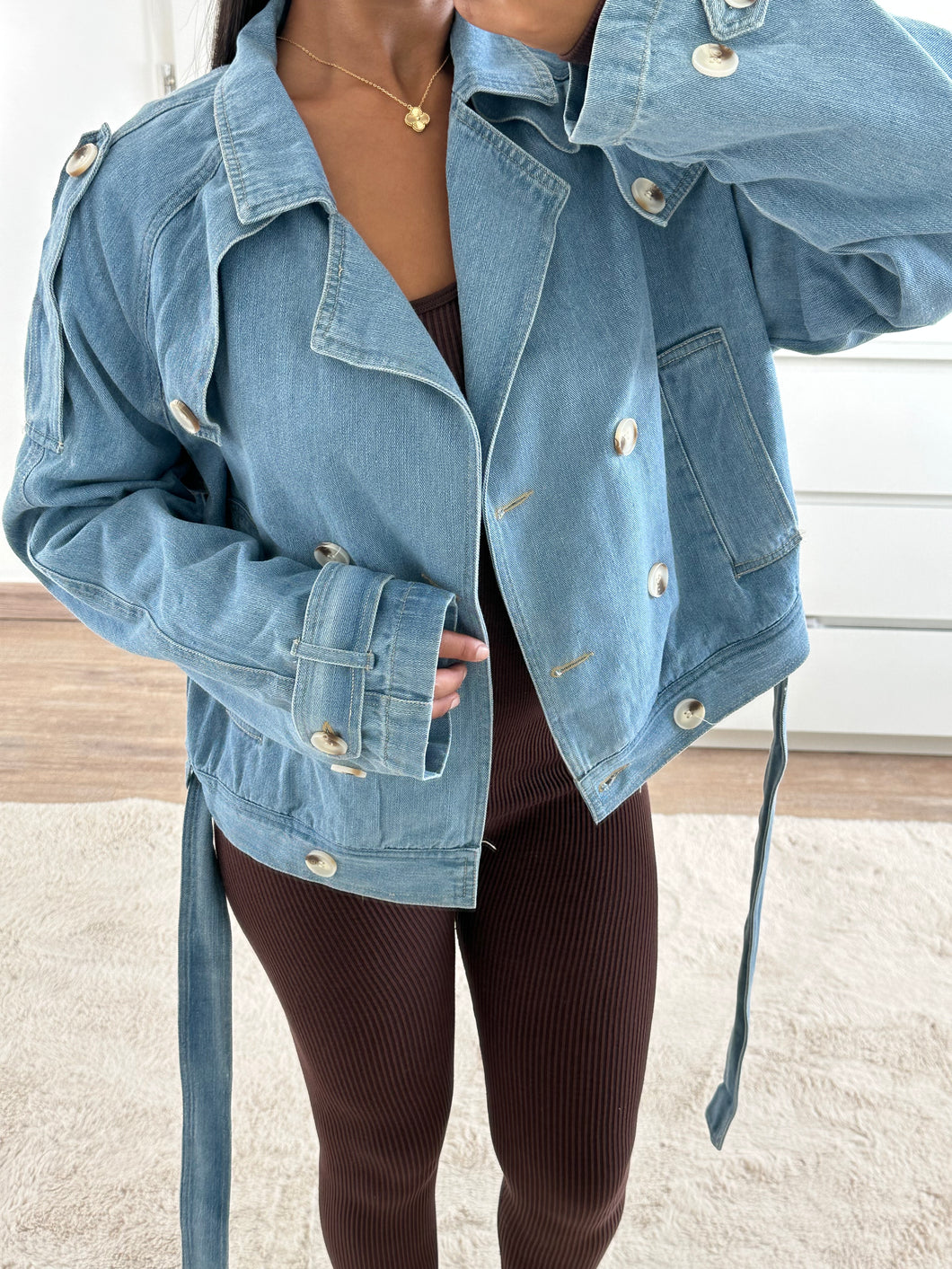 Veste en jean oversize