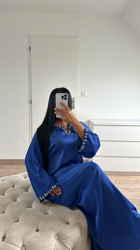 Abaya Nancy [ bleu royal ]