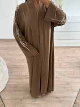 Charger l&#39;image dans la galerie, Abaya Roqayah [ marron ]